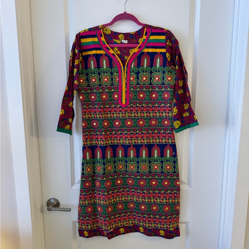 Multicolor Embroidered Kurti